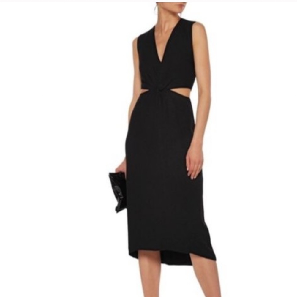 Alice+ Olivia Nia Cut Out Crepe Dress